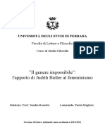 Tesi Judith Butler PDF