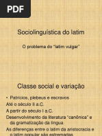 Sociolinguística Do Latim