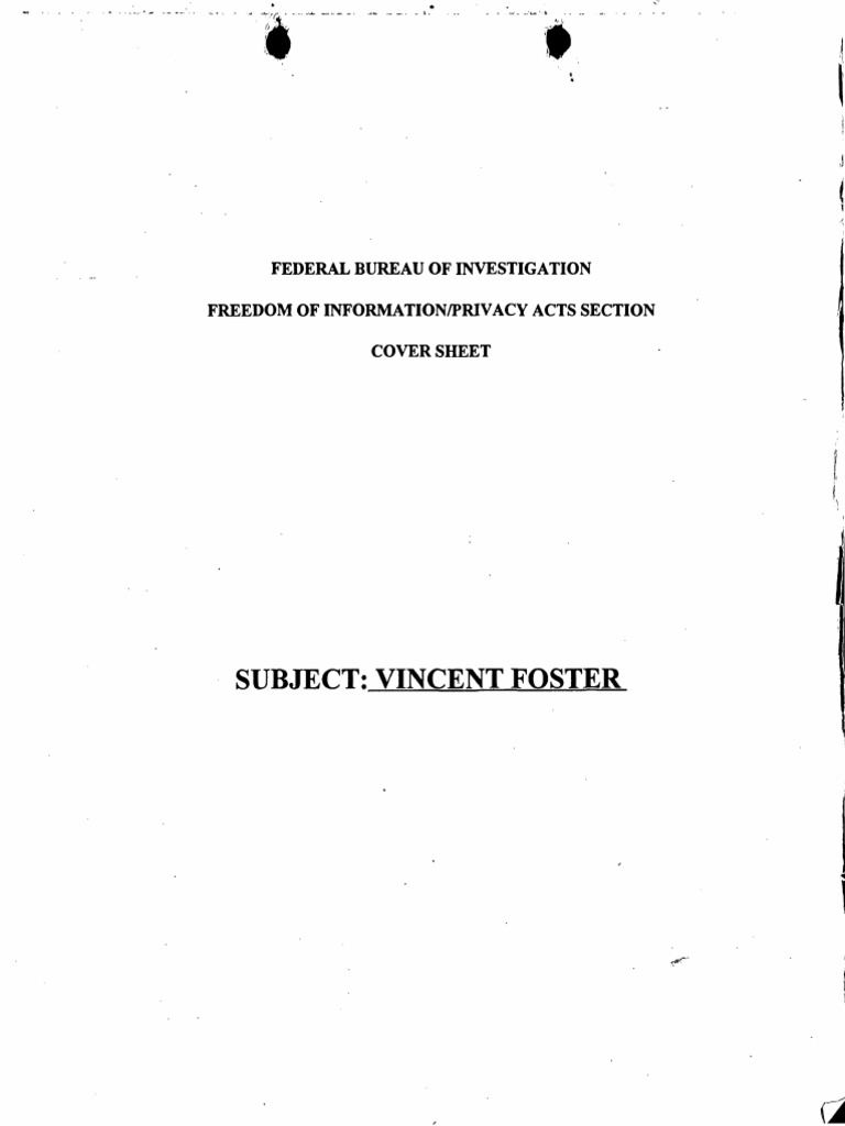Foster FBI File 2001 (OCR | PDF | Lawsuit | Complaint