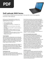 Dell Latitude 5000 Series Spec Sheet PDF