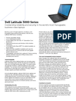 Dell Latitude 5000 Series Spec Sheet PDF
