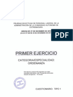 EXAMEN TIPO 1 - GRUPO V ORDENANZA (Turno Libre) PDF