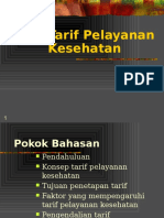 TARIF Pelayanan Kesehatan