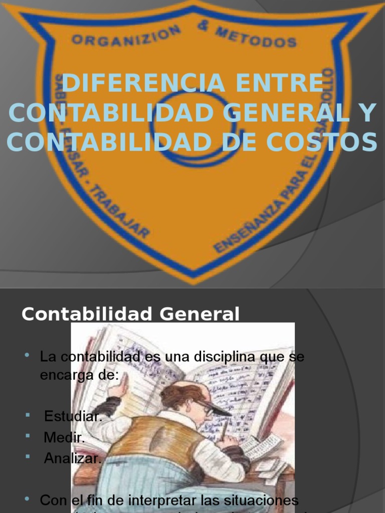 Diferencias entre Contabilidad General y de Costos | PDF | Costo ...