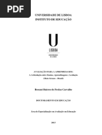 Carvalho - Avaliação Para a Aprendizagem