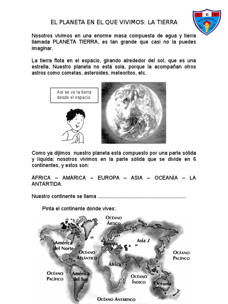 El Planeta en El Que Vivimos | PDF