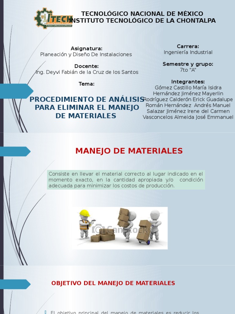 2.4. Procedimiento de Análisis Para Eliminar El Manejo de