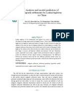 Lei G, 2014 - Analysis and Model Prediction of Subgrade Settlement for Linhai Highway in China