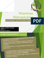 Vitaminas Hidrosolubles