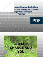 What Is Climate Change, Definitions Suggestions and Linking It To Climate Change Vulnerability in Pakistan