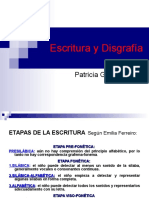 Escritura y Disgrafia