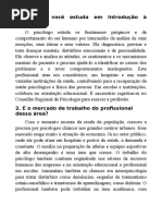 Questões Importantes Da Psicologia