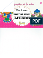 Caiet de Scriere Invat Sa Scriu Litere PDF