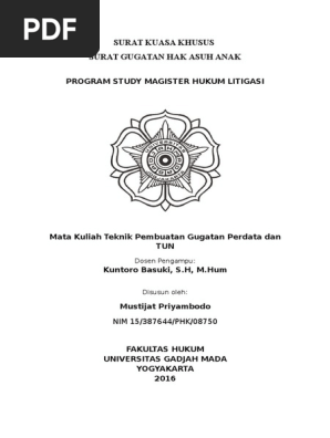 surat hak asuh anak dari pengadilan agama
