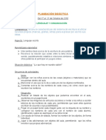 Planeación Didáctica Lenguaje y Comunicación