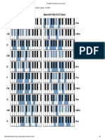 Printable Pentatonic Piano Scales