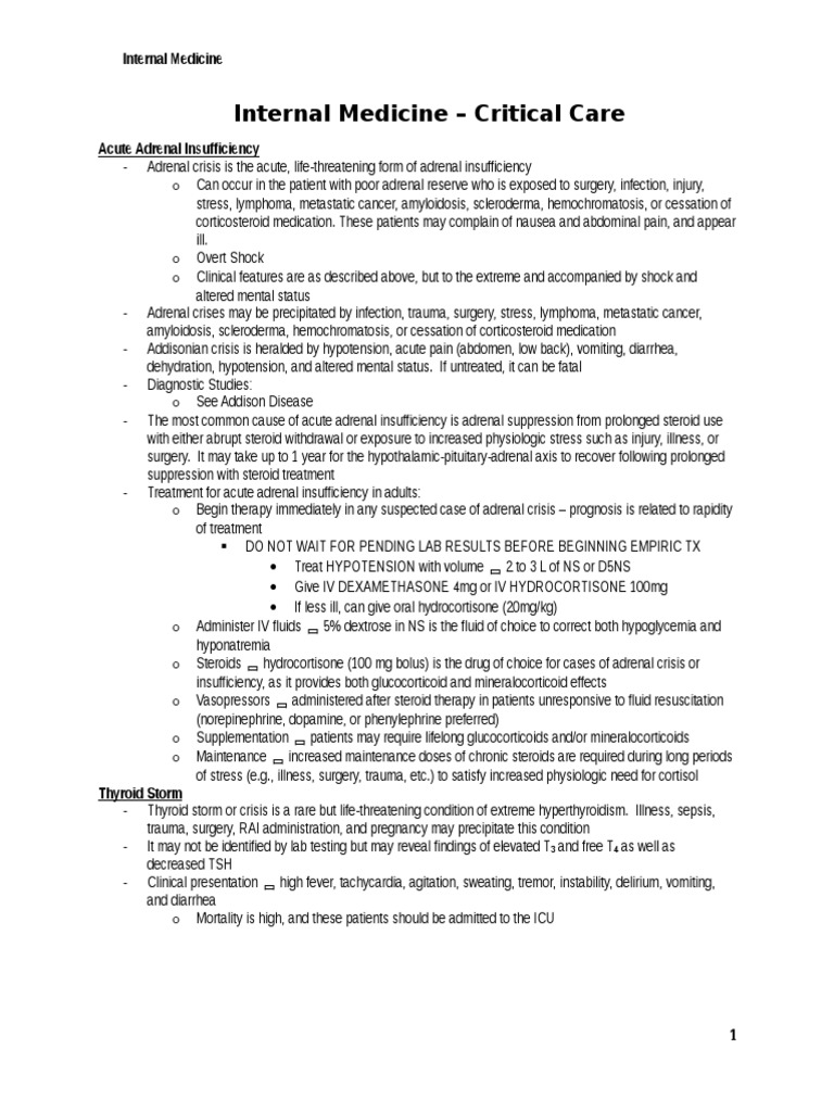 Internal Medicine EORPrint PDF