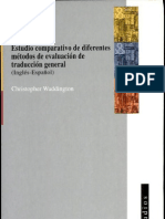Christopher Waddington-Estudio Comparativo de Diferentes Métodos de Evaluación de Traducción General
