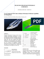 Use of Commercial CFD Codes To Enhance Performance Prediction Capabilities For Planning Boats