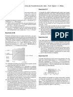 Lista de Exercícios 1 - Transferência de Calor