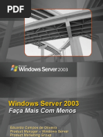 Windows Server 2003 - Apresentação Comercial Detalhada