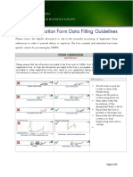 Form Filling Guide Applicant