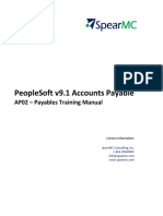 PeopleSoft v9 1 Accounts Payable 