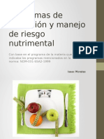 Programas de Detección y Manejo de Riesgo Nutrimental en Mexico