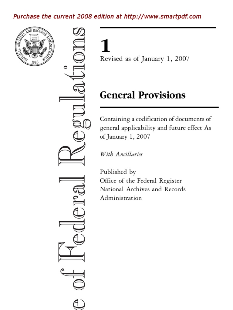 General Provisions Revised As of January 1, 200 7 PDF Code Of