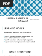 human rights and discrimination