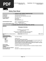Nail Polish Remover Safety Data Sheet | PDF | Dangerous Goods | Toxicity