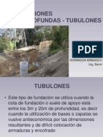 Fundaciones Semiprofundas - Tubulones