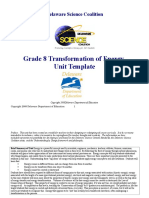 Transformation of Energy 8 Unit