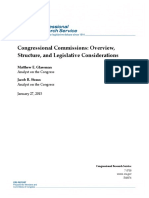 Congressional Comissions Overview Legilsative Considerations