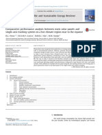 Comparative Performance Analysis Between Static Solar Panels and