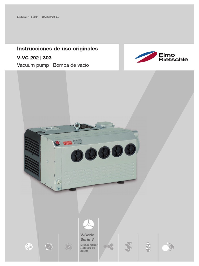 Bomba Vacio VC 202-303 | PDF | Vacío | Bomba