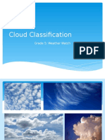 Cloud Classification: Grade 5: Weather Watch