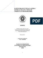 Skripsi Full Text Ostinasia Tindaon c2b006048 Analisis Penyerapan Tenaga Kerja (Pendekatan Demomet