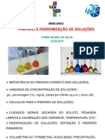 Minicurso Preparo Padronizacao Solucoes