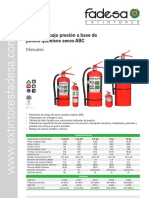 Extintores ABC Manual Fadesa
