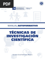 A0932 Tecnicas de Investigacion Cientifica MAU01