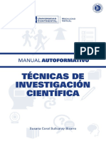 A0932 Tecnicas de Investigacion Cientifica MAU01