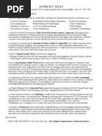 Download Tony Zeoli Resume by Tony Zeoli SN32983734 doc pdf
