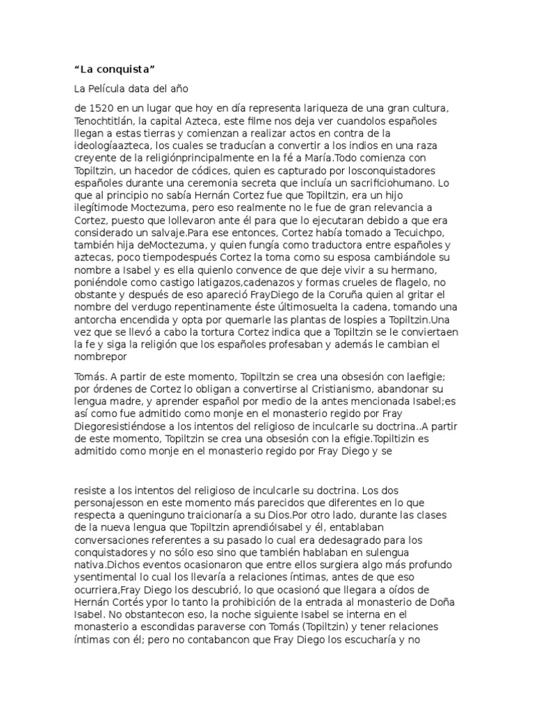 La Otra Conquista PDF Hernán Cortés México