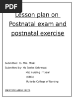 Postnatel Examination (Procedure)