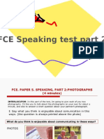 FCE First Speaking Tips