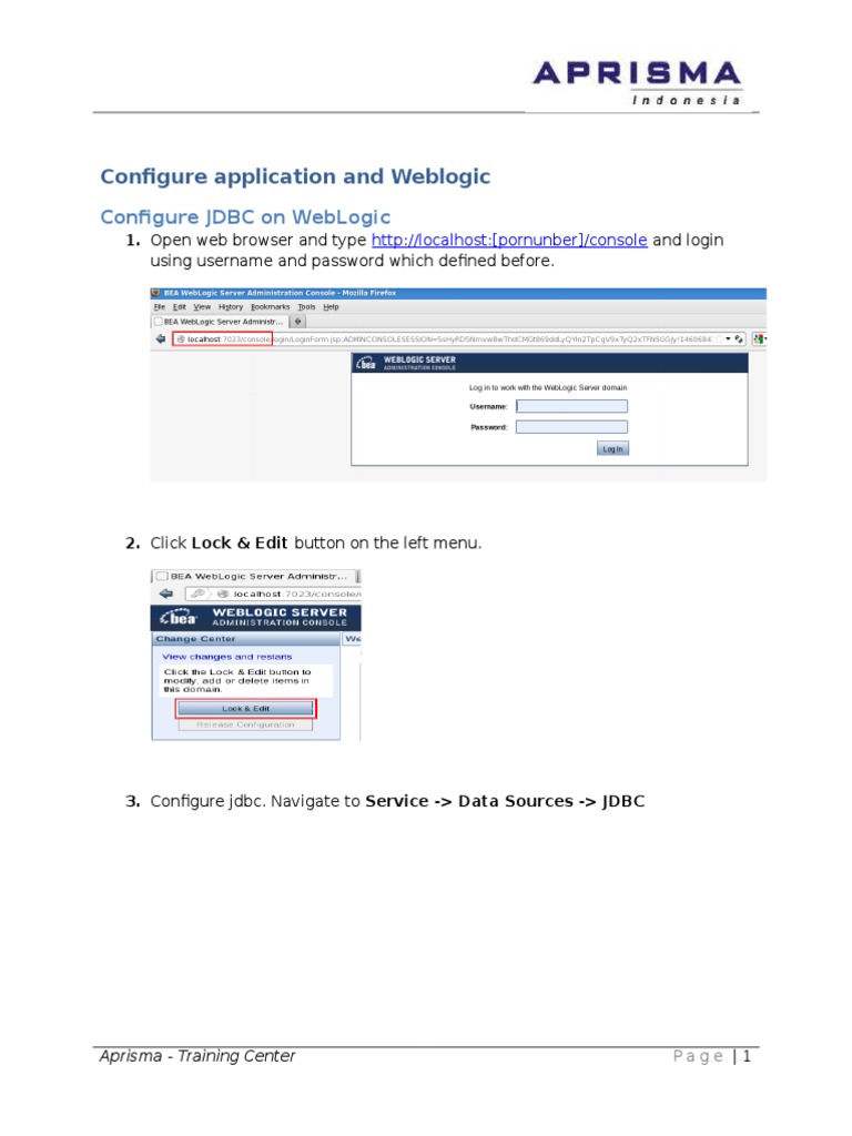 WebLogic JDBC Configuration Guide | PDF | Java Virtual Machine ...