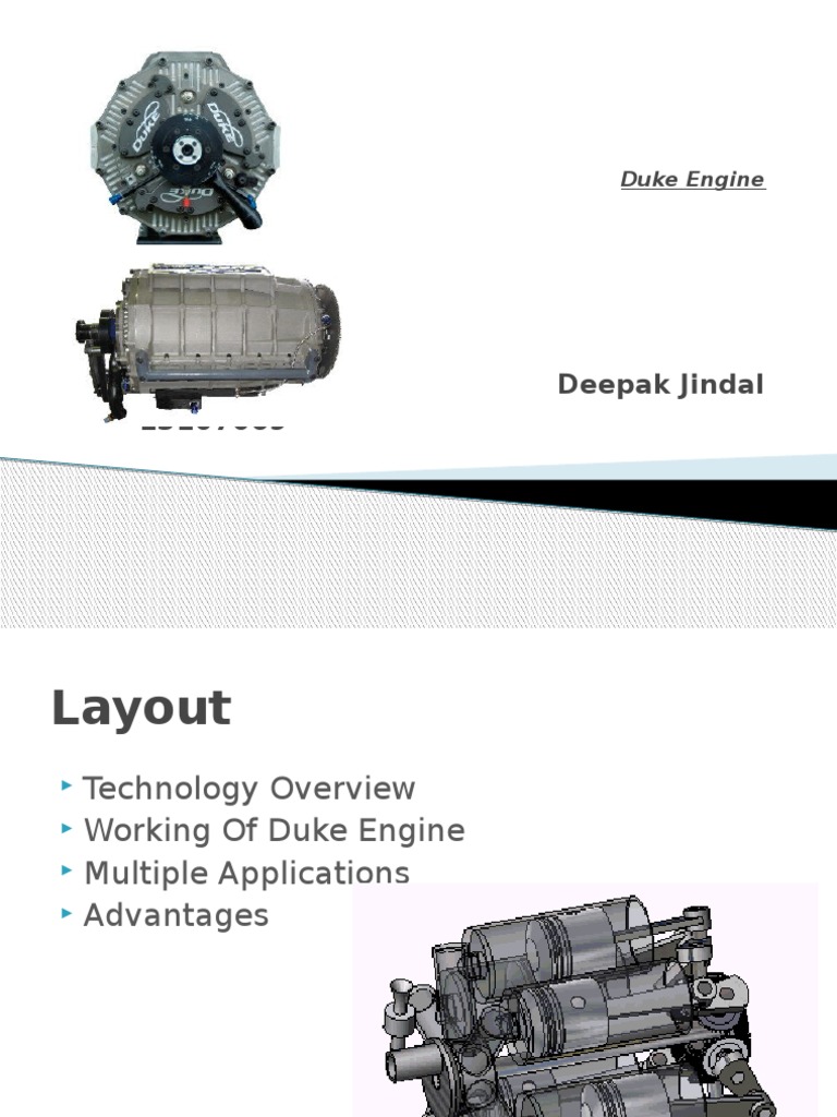 duke engine | Internal Combustion Engine | Fuel Injection | Free 30-day