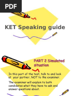 KET Speaking Tips