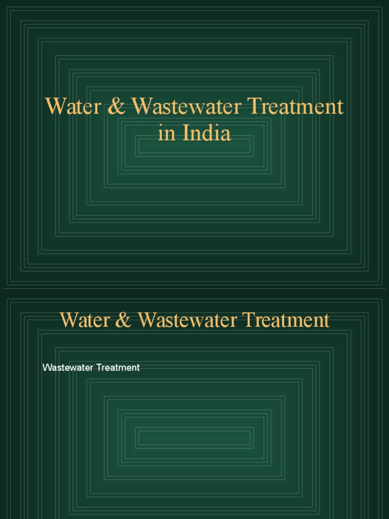 Water Treatment Processes in India | PDF | Sewage Treatment | Hydrology